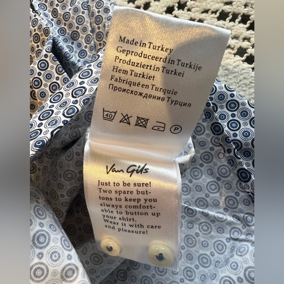 VanGils Cotton Button Down Shirt - Picture 10 of 11